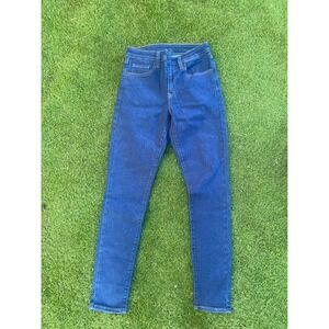 Levi's High Rise Skinny Jeans Dark Wash Classic Denim W28 L30